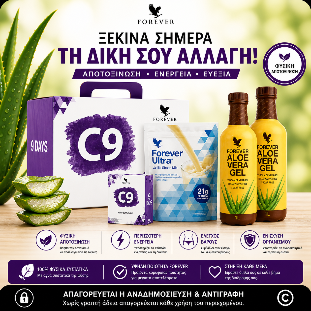 Έλεγχος Βάρους & Αποτοξίνωση – Προγράμματα 4, 9 & 15 ημερών!